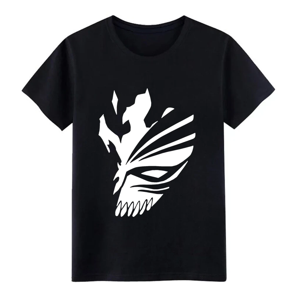 Косплей полые маски bleach ichigo kurosaki аниме футболка дизайн хлопок размер S-3xl