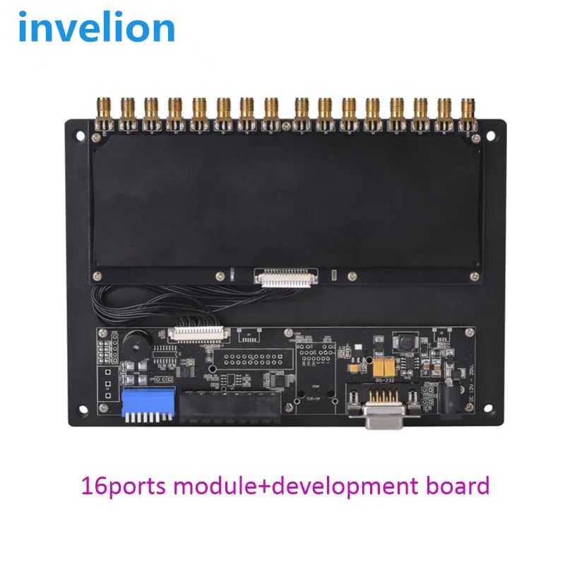 

Asset/inventory management long range rfid uhf reader module Impinj R2000 chip with 16ports SMA for goods tracking