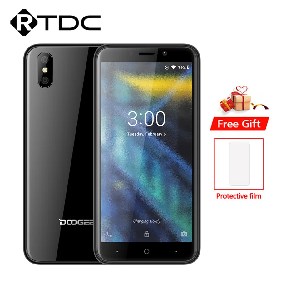 DOOGEE X50 Android 8 1 3G мобильный телефон MTK6580M четырехъядерный ГБ ОЗУ Гб ПЗУ две 5Мп камеры