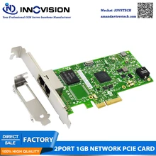 High stability PCIE intel I350 AM2 dual Gigabit LAN server NIC Gigabit Ethernet port Expansion Card цена High stability PCIE intel I350 AM2 dual Gigabit LAN server NIC Gigabit Ethernet port Expansion Card цены онлайн