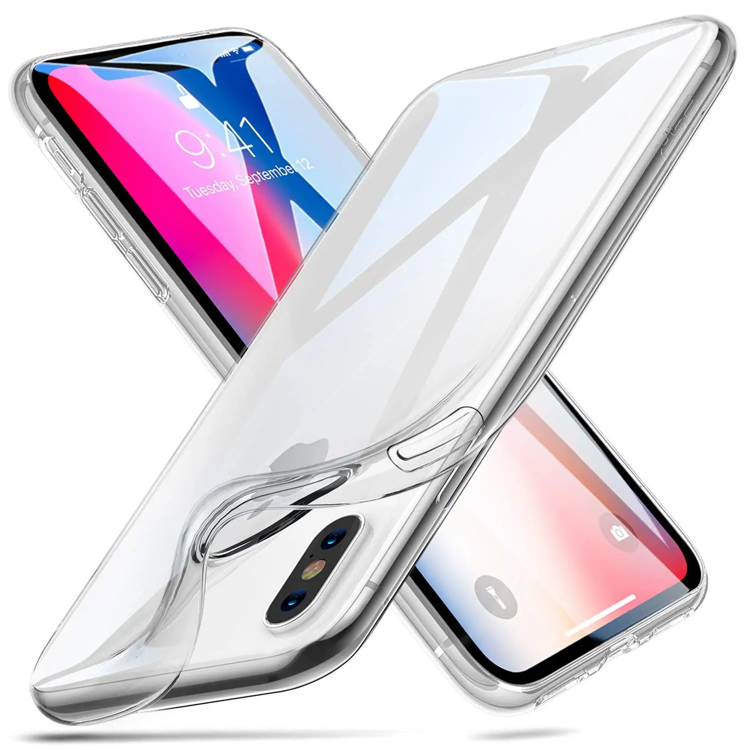 Прозрачный Ультра мягкий ТПУ чехол для iphone X xs xr max чехол ультра тонкий чехол для iphone 5 5s 6 6s 7 8 Plus защитный чехол для телефона