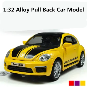 

Best sale, special 1:32 alloy car Full back model toy, Diecasts car toys, Beetle GSR Model,free shipping