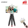 Andoer – Mini trépied de voyage en alliage d'aluminium, support d'appareil photo, pour Canon, Nikon, Sony, DSLR, pour iPhone X et Smartphone ► Photo 2/6