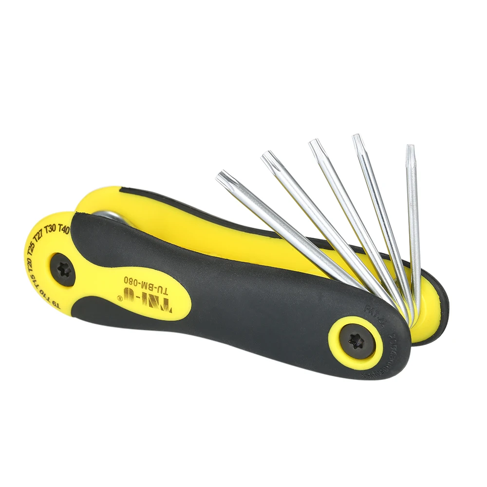 High Quality 8 Piece Folding Star Key Wrench Set Lightweight and