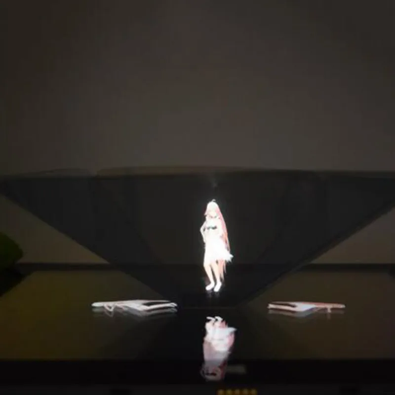 Голограмма реклама 3D голографическая коробка голографическая планшет витрина пирамида мобильный телефон коробка дисплей тип внутреннее приложение для планшета