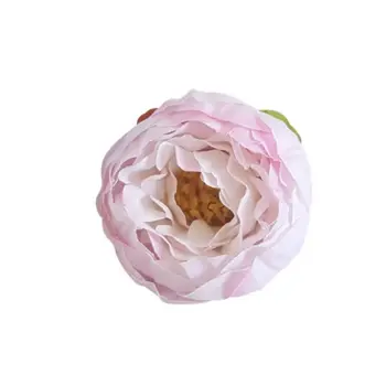 5PcsPcak Peony Artificial Flowers Fake Peony Flower Head for Home Wedding Party Decor