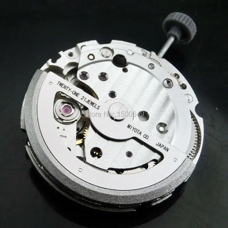 Автомеханический механизм Twenty one Jewels Miyota 821A часы в сборке и ремонте часов