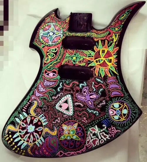 hand paint guitar body DIY paint guitar bodyin Guitar Parts