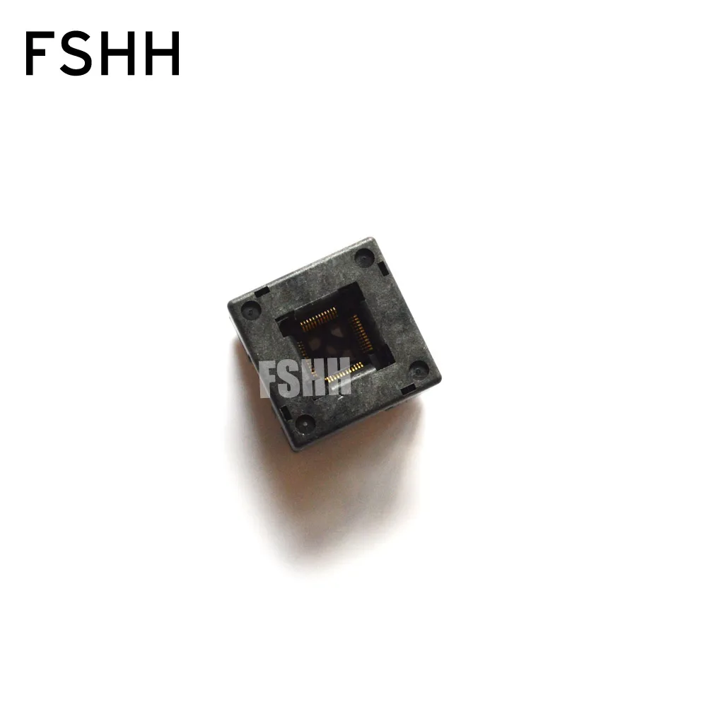 

Open top QFP48 test socket TQFP48 LQFP48 ic test socket Pin pitch=0.5mm Size=7x7mm 9x9mm