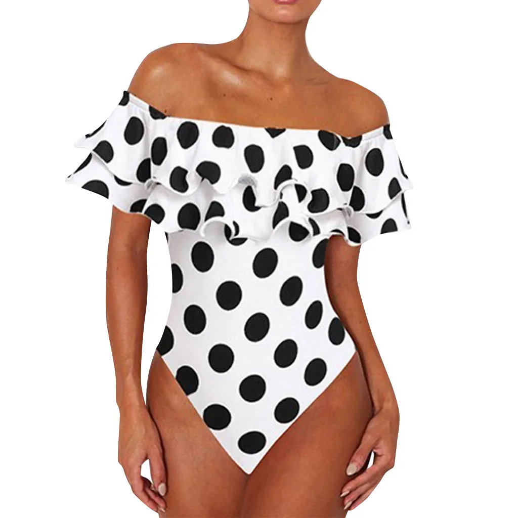 ruffle swimming costume