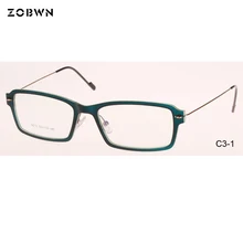 Супер Легкие мужские и женские солнцезащитные очки для глаз по рецепту компьютера винтажный с прозрачными стеклами оптические очки красный черный oculos