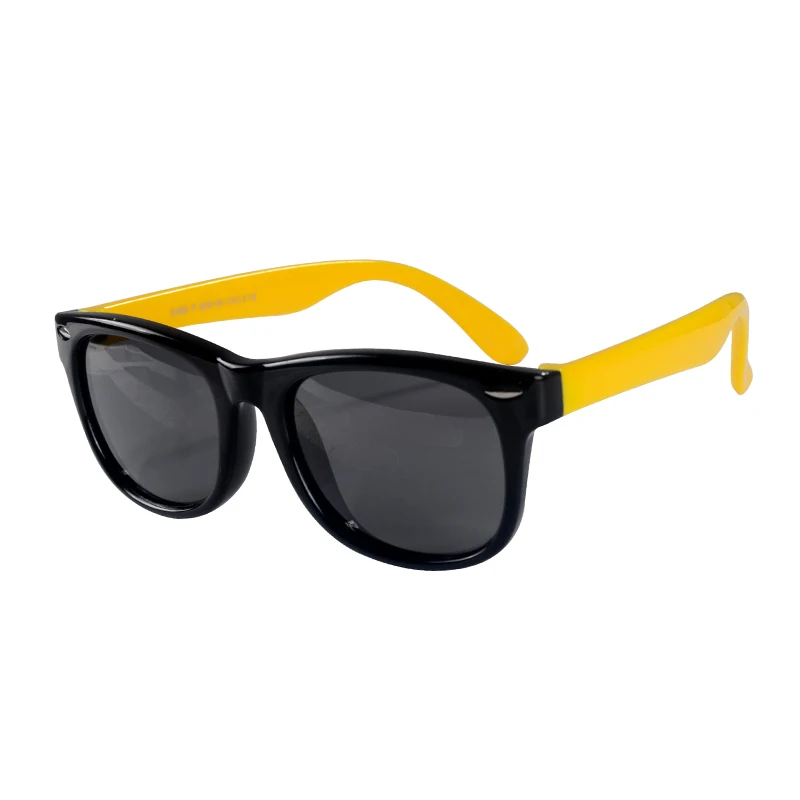 Поляризованные солнцезащитные очки для детей, для мальчиков и девочек, детские солнцезащитные очки для младенцев, UV400 очки, детские оттенки, Oculos Infantil - Цвет оправы: 802-12