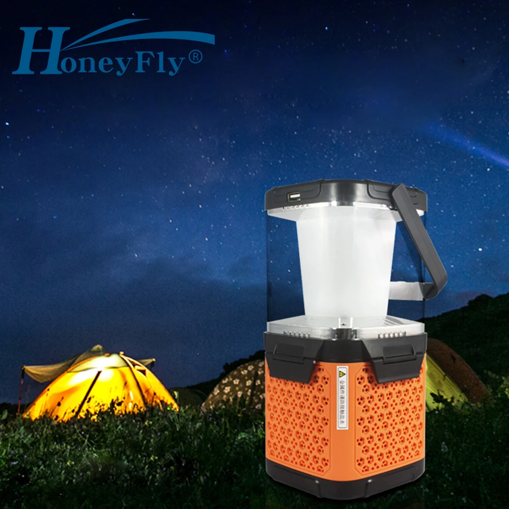 HoneyFlySalt WaterLED Lamp Lantern Brine Charging6000K Sea Water