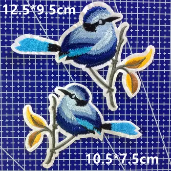 

12.5*9.5cm/10.5*7.5cm bird embroidery iron-on combo DIY patch,embroidery bird patch,LY0810H