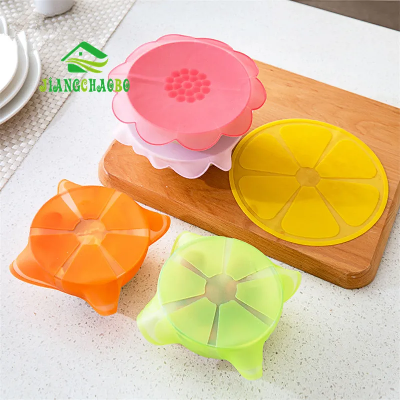 

Reusable Silicone Food Wraps Seal Cover Stretch Multifunctional Useful Food Fresh Keeping Kitchen Tools