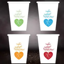 Горячие продажи популярные горячие чашки кофе пить бумаги одноразовые бумажные чашки