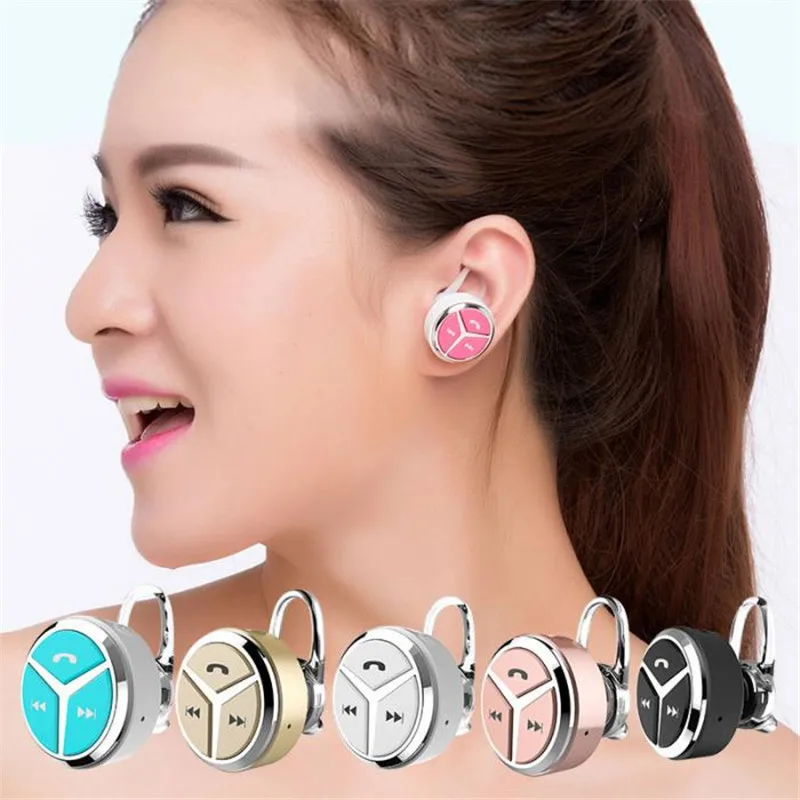 BINGSENTEC Earring Ear Studs Mini Q5 Stereo Music Wireless Headphones Bluetooth V4.0 Headset