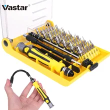 Vastar 46 в 1 Магнитная отвертка Набор прецизионных отверток ремонтные инструменты Электроника Бытовая отвертка инструменты для телефона ПК