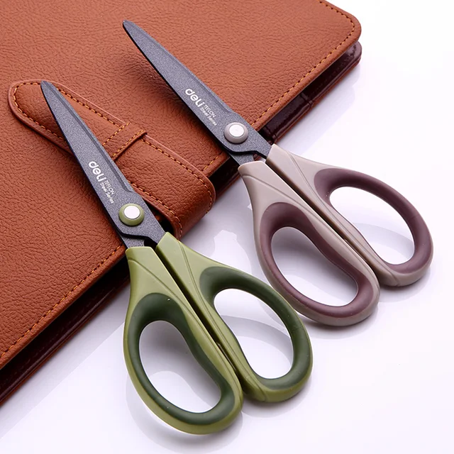 Special Offers 1 Pc Scissors For Adult Home And Garden Teflon Surface Treatment Anti Rust 70x165mm 3 Colors Deli 6055 Special Offers 1 Pc Scissors For Adult Home And Garden Teflon Surface Treatment Anti Rust 70x165mm 3 Colors Deli 6055