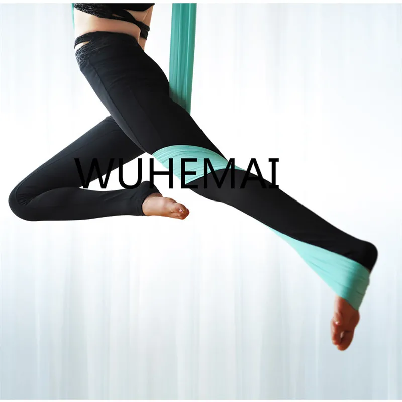 wuhemai Yoga hammock swing fabric Aerial Traction Device Flight Anti-gravity The professional yoga belt of the elastic yoga hall