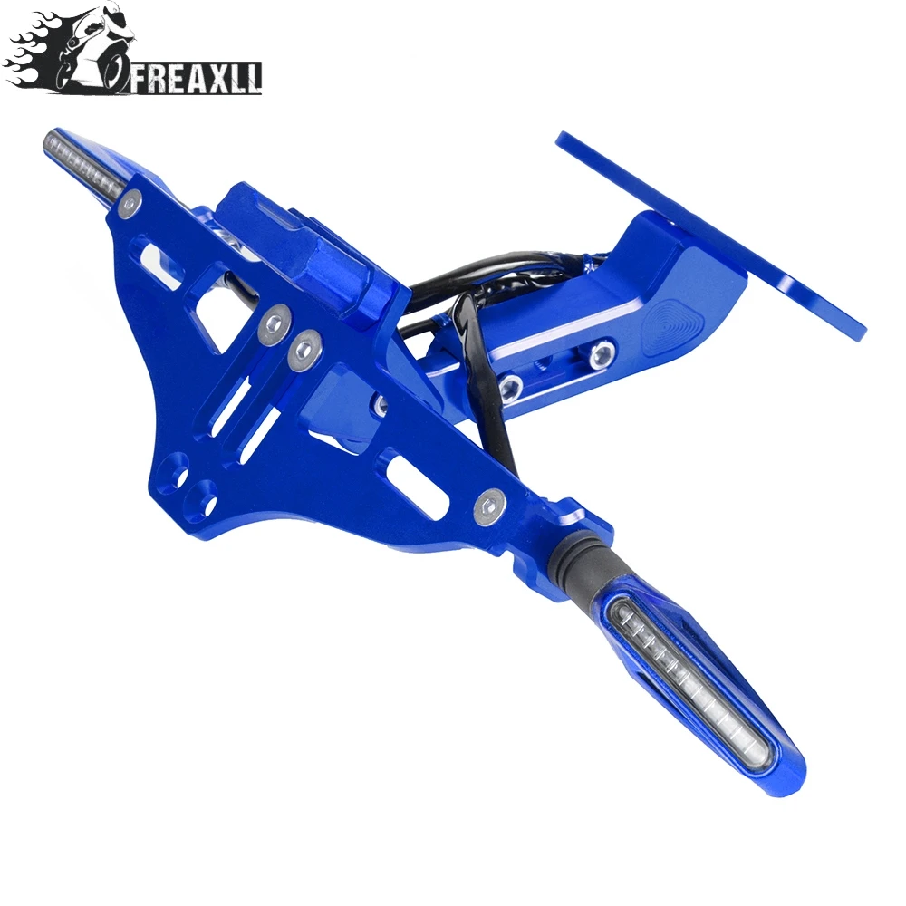 

Motorcycle Rear License Plate Mount Holder and Turn Signal Light For Yamaha FZX750 Fazer 1987-1989 1988 1987 1988 1989 2015 2016