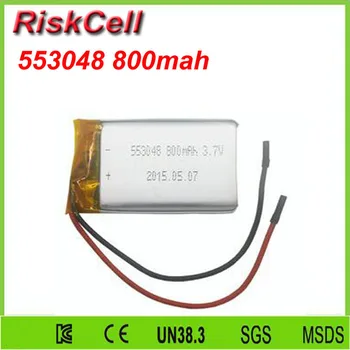 

Free shipping 100pcs/lot 5530483.7V 800mah Lithium polymer Battery with Protection Board For MP4 GSP PSP Digital