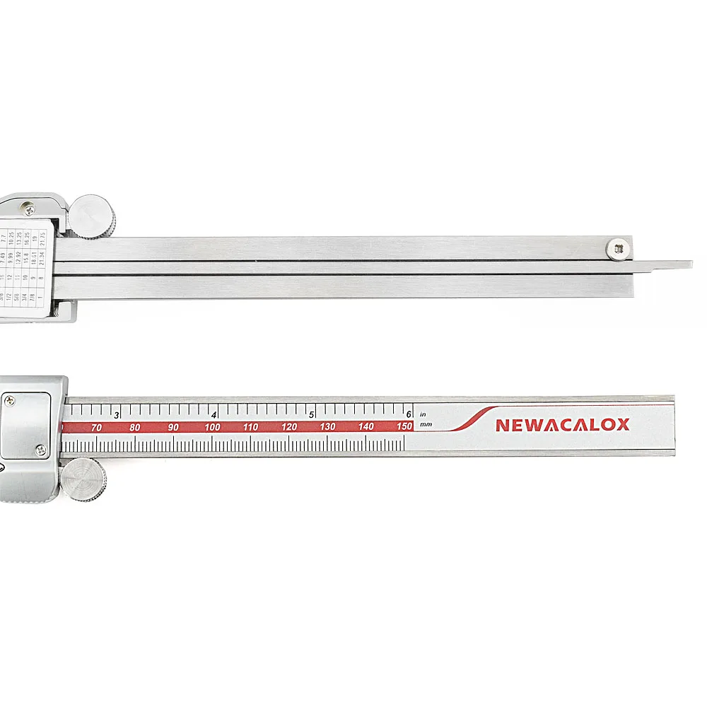 NEWACALOX нержавеющая сталь инструмент измерения электронный цифровой суппорт точность метрики Vernier Extra-Large ЖК-экран 0-6 дюйм(ов)
