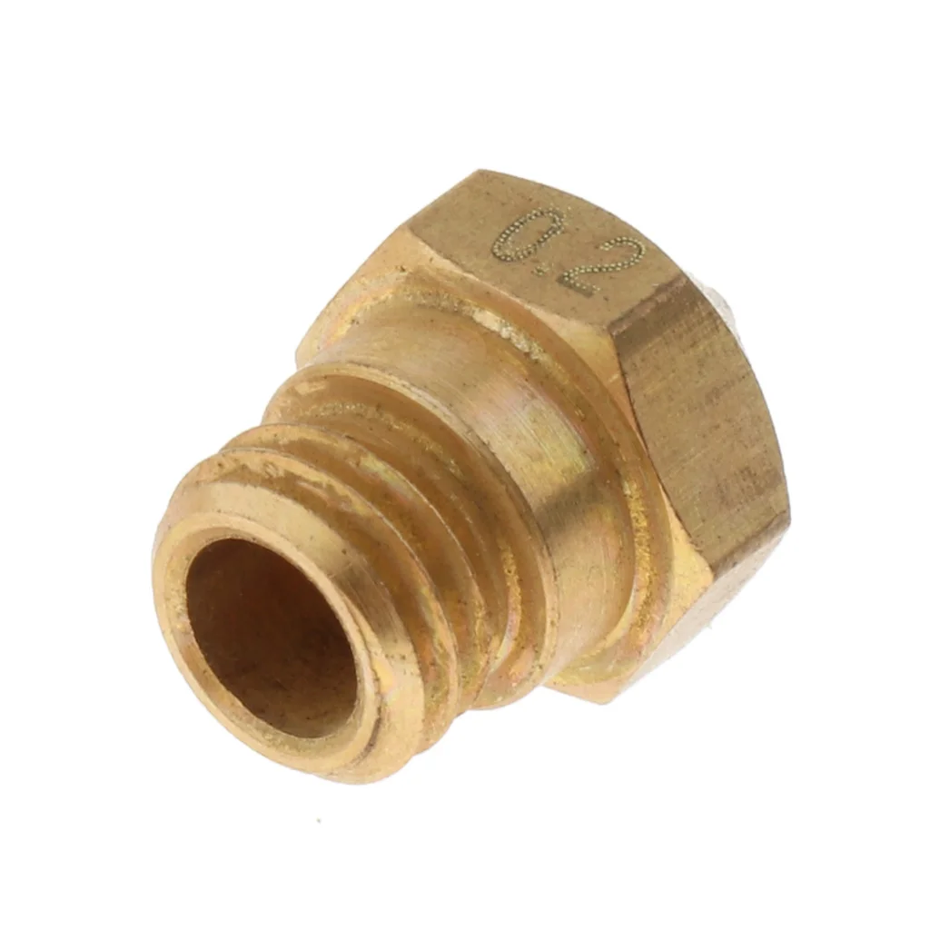 0.2mm Brass Extruder Nozzle Head Printhead for 1.75mm Filament 3D Printer