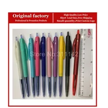 Ручки с пользовательским Логотипом Продвижение ролика Шариковая синяя шариковая ручка Пользовательский логотип пластиковая ручка на заказ фирменный логотип на заказ