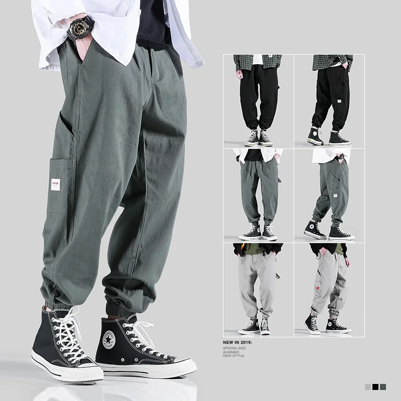 

modis joggers army green streetwear hip hop loose trousers harajuku erkek kargo cargo pants men pantalon homme kpop harem