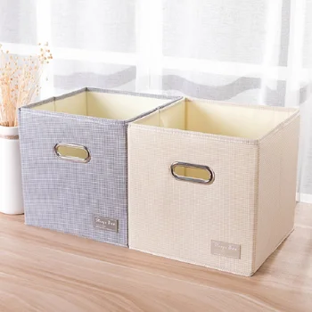 

Cube Portable folding Home supplies clothing Underwear socks organizer and kids toys storage basket Cosmetics storage box bins