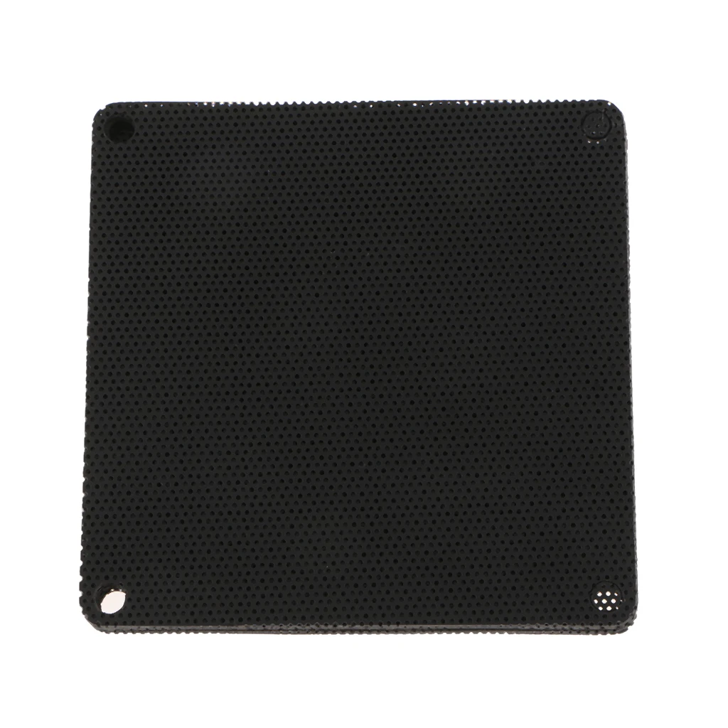 10Pcs Computer PC Dustproof Cooler Fan Case Cover Dust Filter Mesh 8cm Black