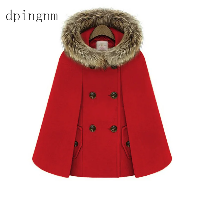 

2018 Autumn Winter New Korean Coat High Quality Women Coats Long Loose Woolen Coat Cloak A-Line Wool Coat for Women