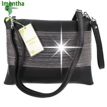 2015 Quality 100 Evening Clutch Bag Women Handbag Black Leather Chain Bag over the shoulder klatch