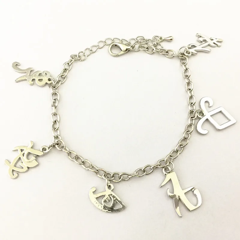 

FANTASY UNIVERSE Freeshipping 20PC a lot The Mortal Instruments charm bracelet ISODD01