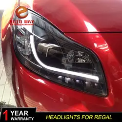 Набор для автостайлинга для Buick Regal 2009-2013 фары, светодиодные фары DRL Объектив двойной луч HID Xenon автомобильные аксессуары