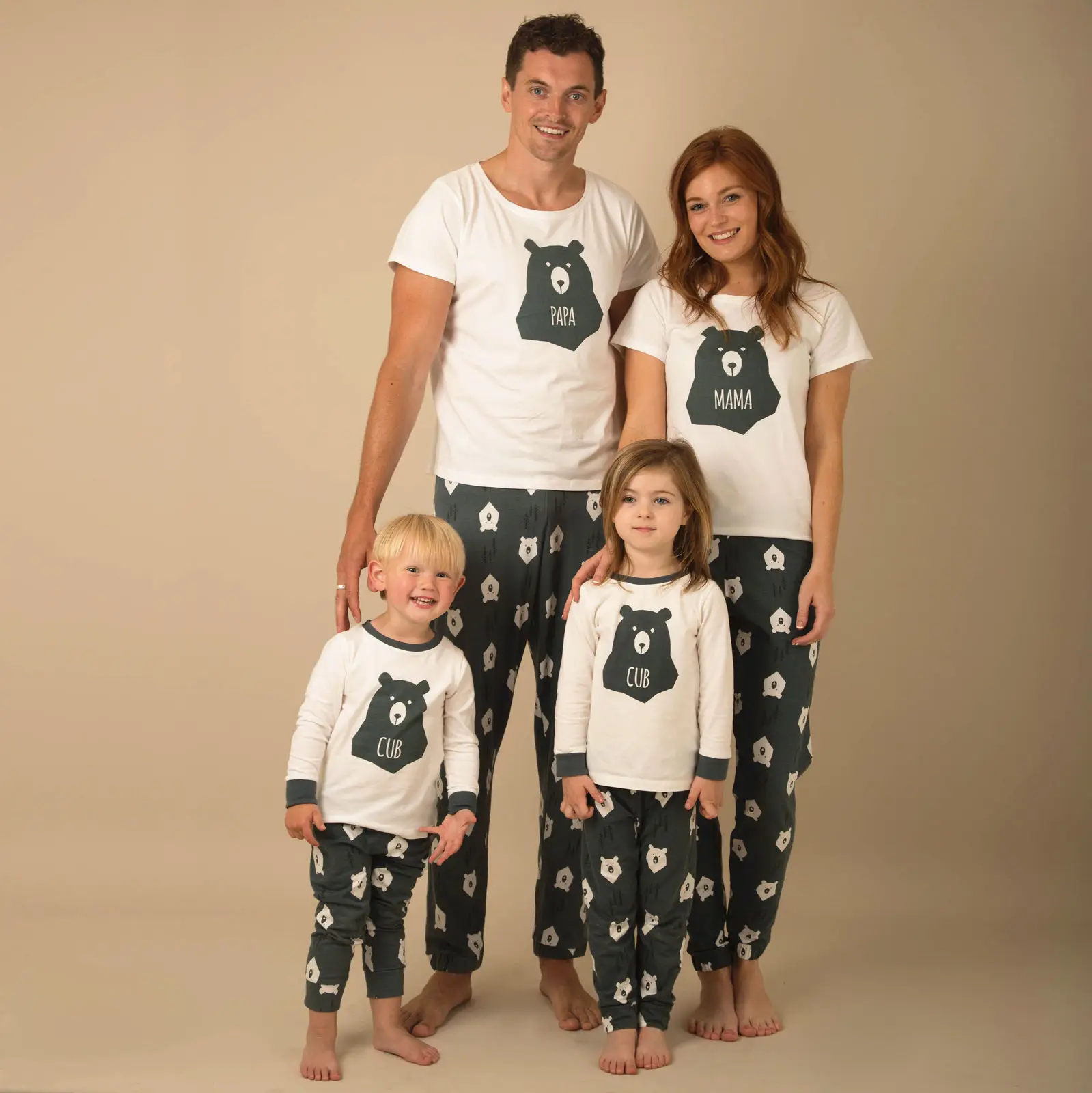 XmasFamilyMatchingSetChristmasPajamasSetMumDadKidsSleepwear