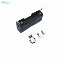 50Pcs 2xAA Back-Back Battery Case Holder Socket Wire Junction Boxes With 15cm Wires, SM2.54 Header and Crimps