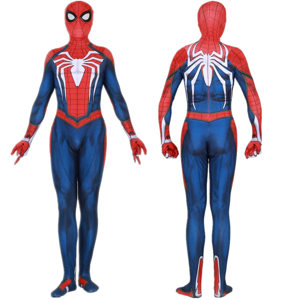 

Insomniac Games Spider Cosplay Costume Zentai Spider Superhero Bodysuit Suit Jumpsuits