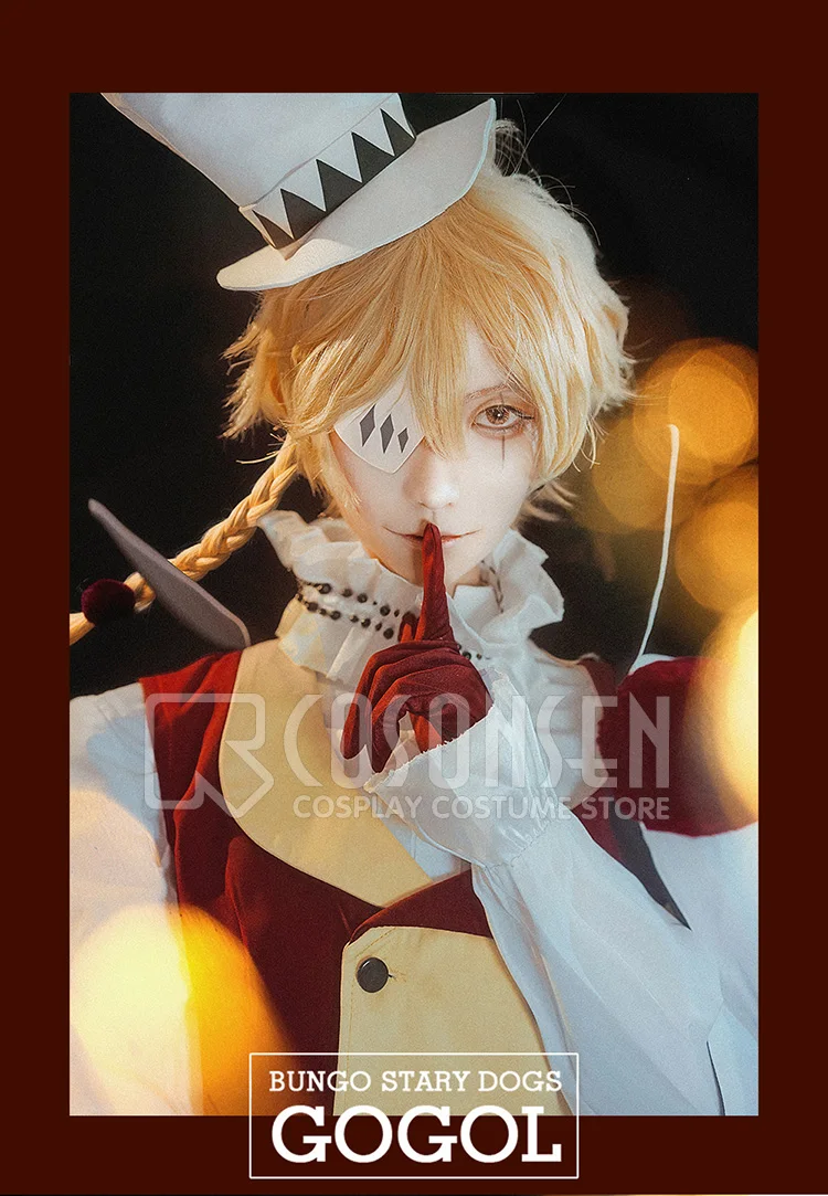 Bungo stray dogs Nikolai Gogol Cosplay costume Member of Decay of Angels COSPLAYONSEN All Size full set greek goddess costume