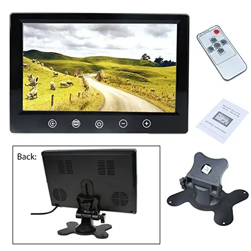 

9 Inch TFT LCD Color Screen Car RearView Mirror Monitor Support Two Auto Ways Widescreen Car Rear View Monitor With Touch Button
