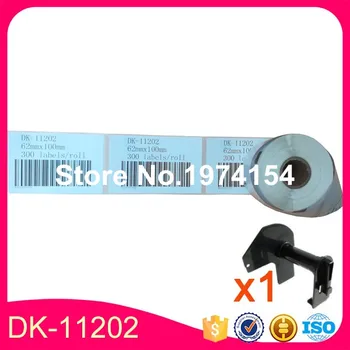 

10XRolls Brother Compatible Labels dk-11202 dk 11202 dk11202 with 1 black Cartridge 62 x 100mm 300 pcs per roll Shipping label