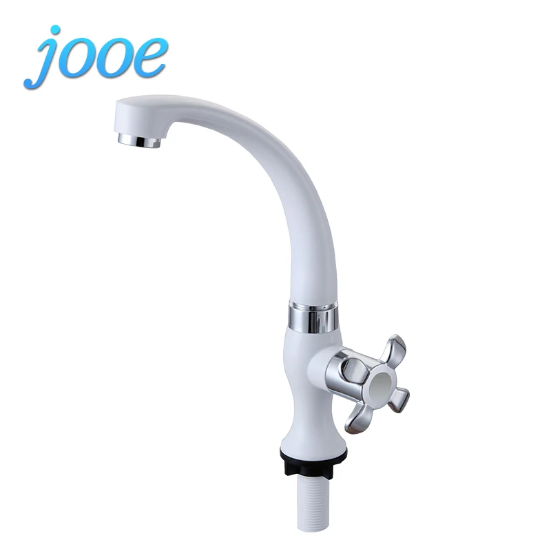 jooe Deck Mounted basin Tap Kitchen Water Tap Kitchen Faucet ABS Hot Cold Bathroom Faucet torneiras