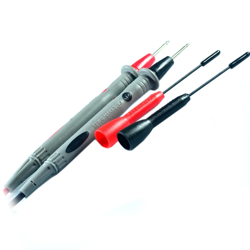 

1pair RED/BLACK 2mm to 1mm tester lead pin +1 pair tester lead for Multimeter tester lead probe pen 300v3a CAT11