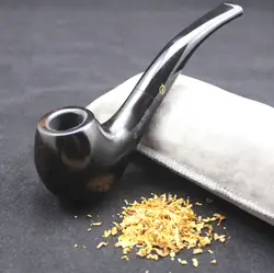 16 инструментов натуральный эбонитовый деревянный комплект курительной трубы для табака круглая деревянная труба + мешочек +