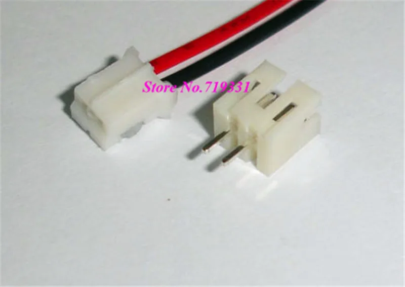 

JST 2.0mm PH 2-Pin Female Connector with wire 26AWGMale Header 10sets