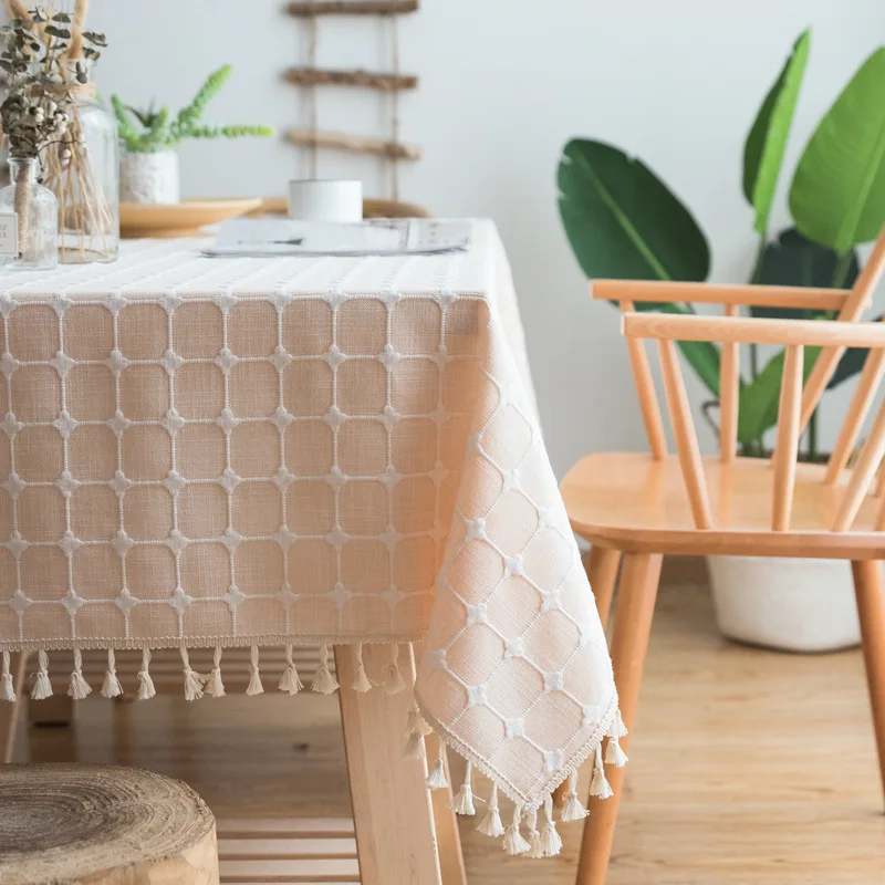 الحديثة القطن الكتان مفرش المائدة المطرزة منقوشة مخطط مستطيلة طاولة طعام القماش شرابة تنحنح طاولة شاي لعيد الميلاد حزب الحديثة القطن الكتان مفرش المائدة المطرزة منقوشة مخطط مستطيلة طاولة طعام القماش شرابة تنحنح طاولة شاي لعيد الميلاد حزب