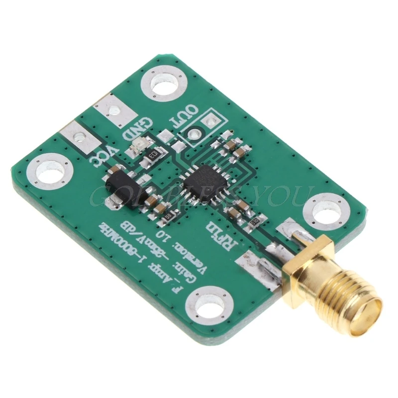 

1-8000MHz AD8318 RF Logarithmic Detector 70dB RSSI Measuring Power Meter Module