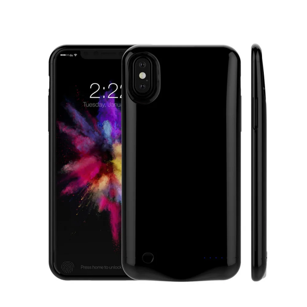 Чехол для внешнего аккумулятора JRGK 2 в 1, чехол для зарядки для Iphone X, 5200 мА/ч, аккумулятор, запасное зарядное устройство