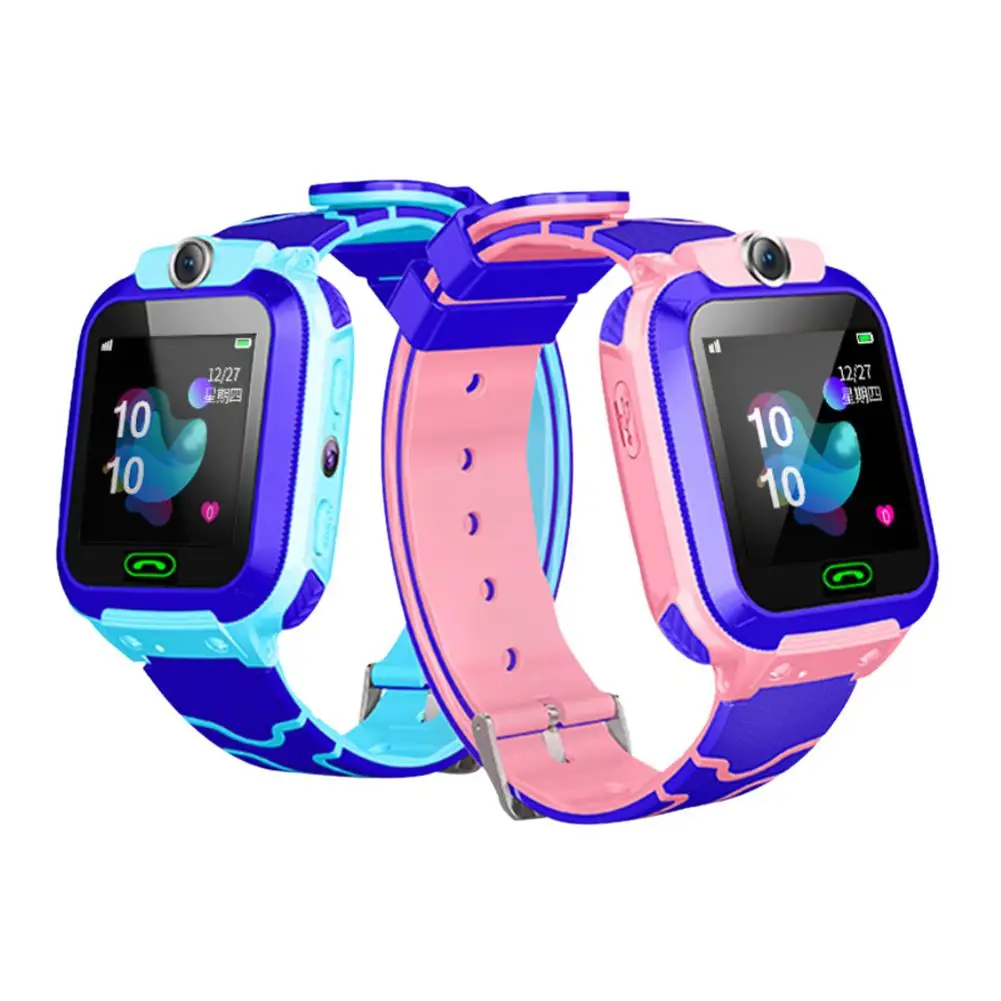 

Q12B Children's Smart Watch Android Insert Card 2G Waterproof Remote GPS Locator Camera Call Anti-lost Smart Wristband For Kids